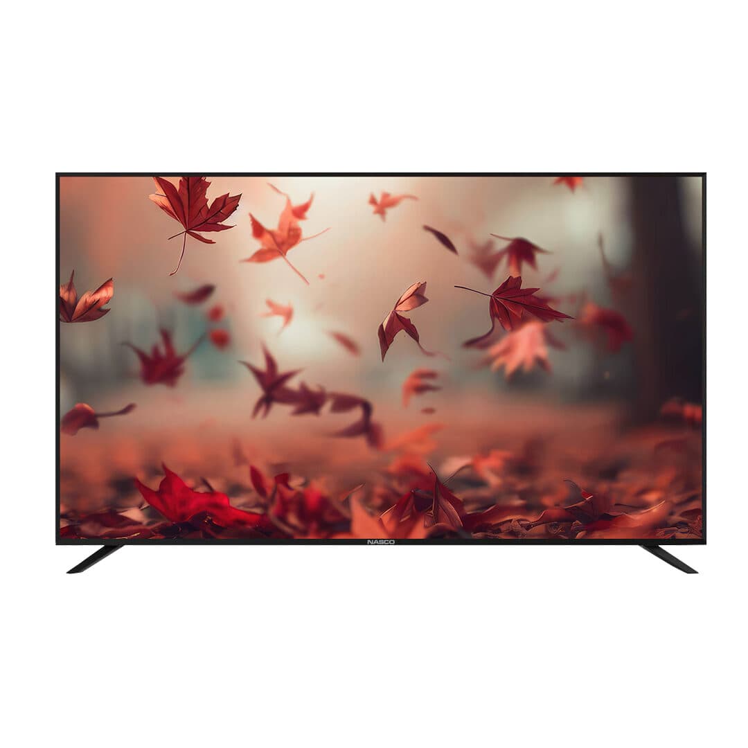 Nasco 32" Full HD Slim LED Digital Satellite TV with Energy Saving – Black (NAS-B32FBFL)