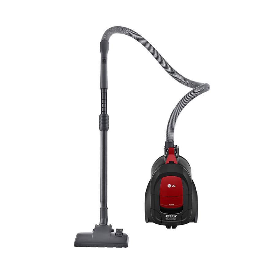 LG Bagless Vacuum Cleaner with Long-Lasting Power Suction (Red)